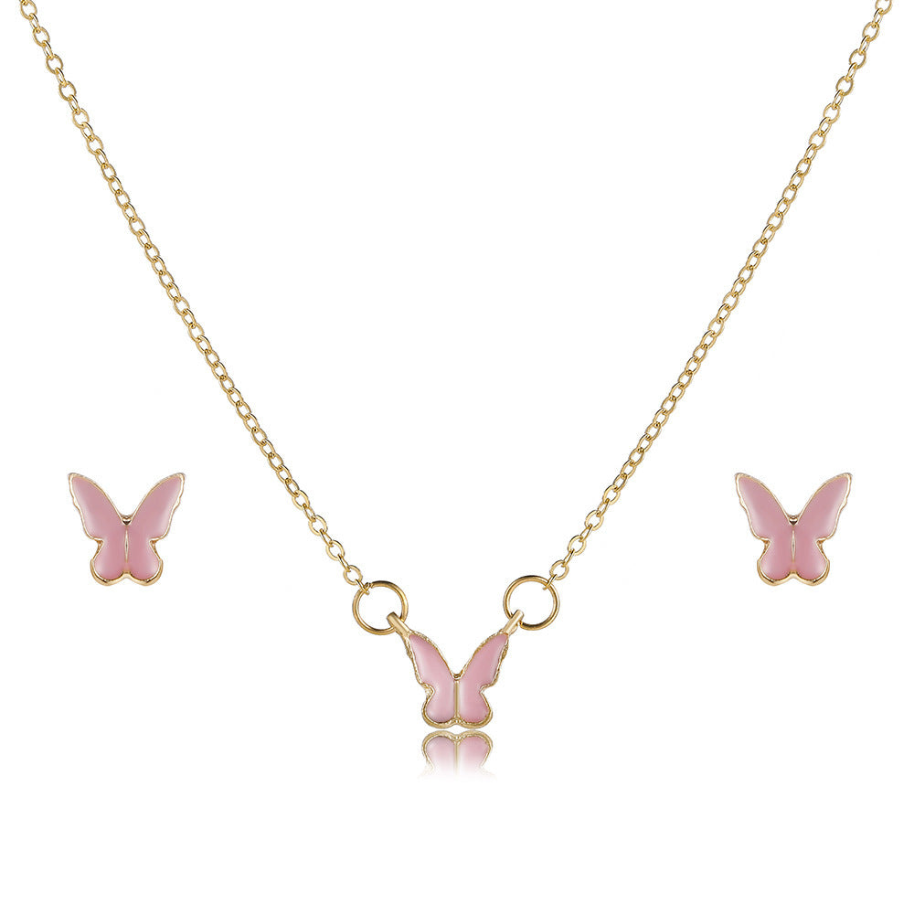 Butterfly Jewelry Set Creative Retro Simplicity - FASHIONKULTUR