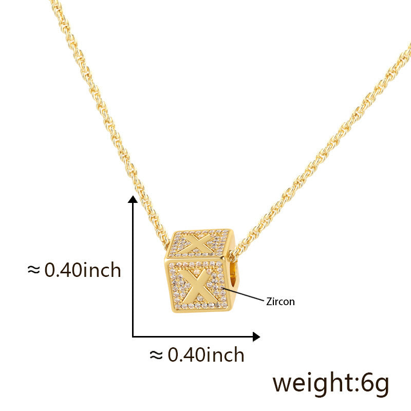 Fashion 26 English Letter Necklace Pendant - FASHIONKULTUR
