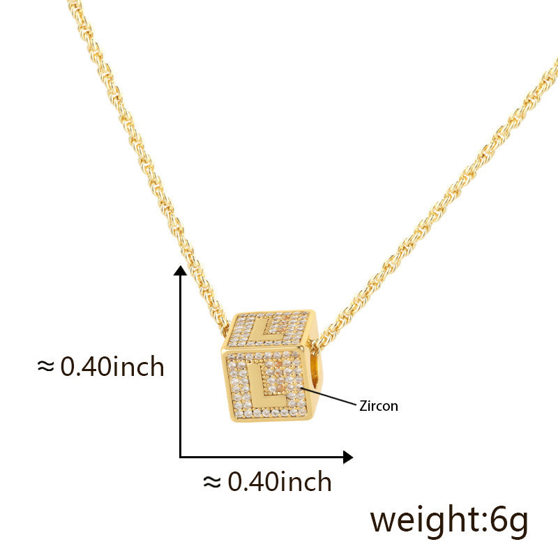 Fashion 26 English Letter Necklace Pendant - FASHIONKULTUR