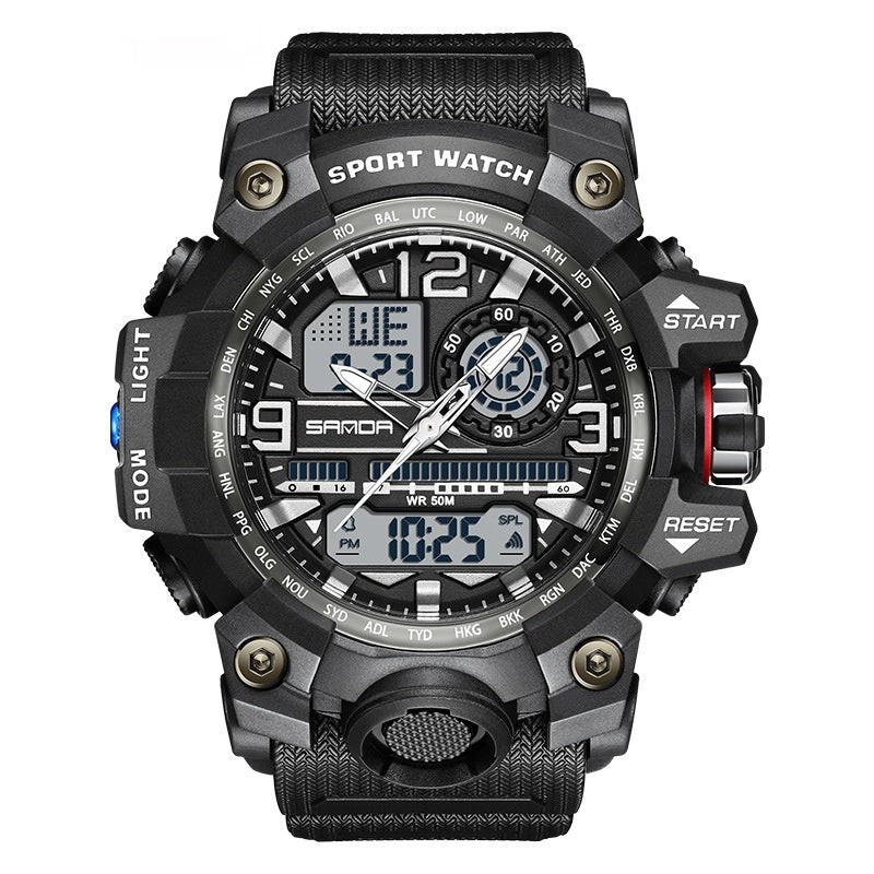 Electronic Youth Student Fashion Trend Cool Men's Watch - FASHIONKULTUR