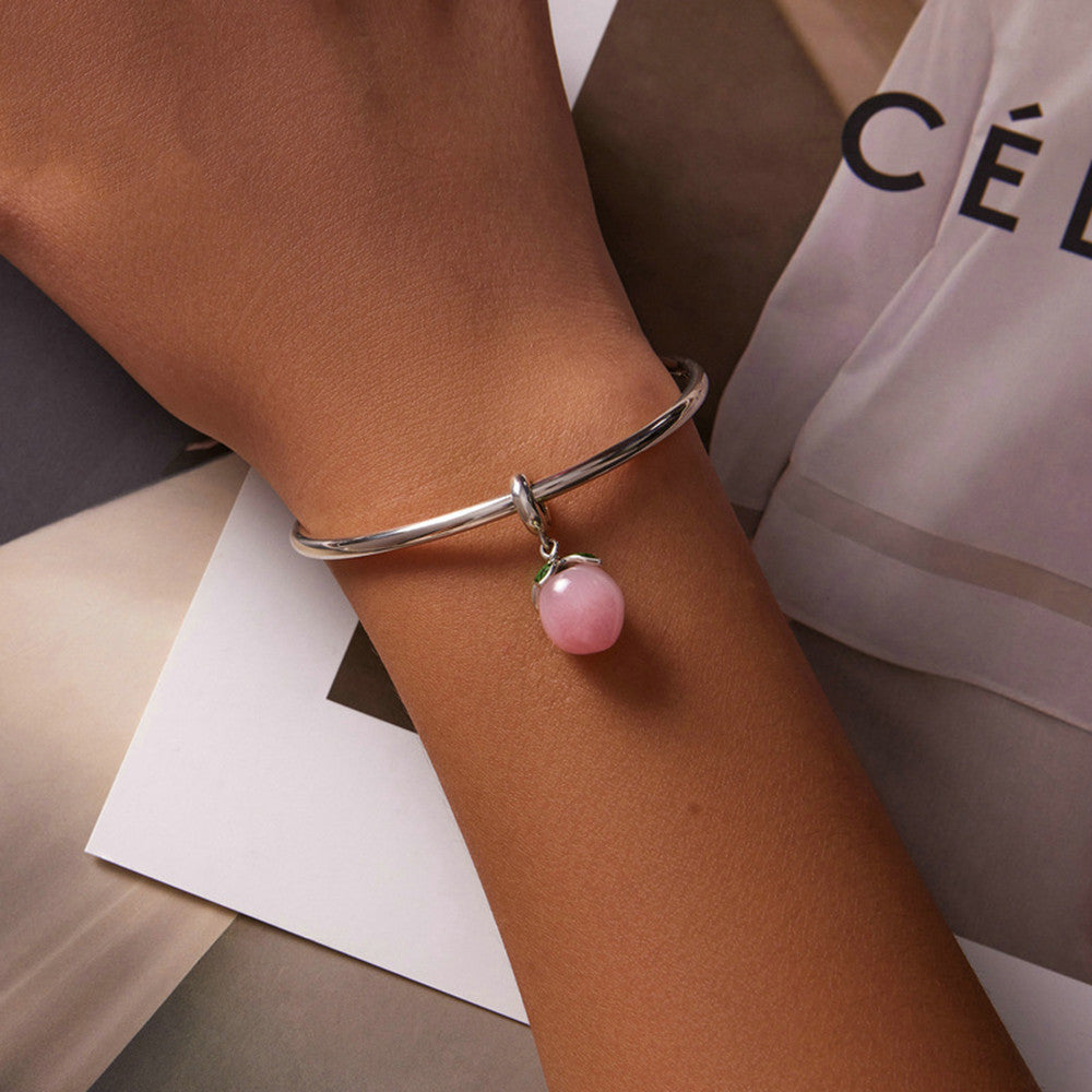 Green Leaf Beaded Green Drip Oil Simple Pendant - FASHIONKULTUR