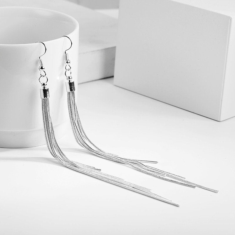 Long Tassel Earrings - FASHIONKULTUR