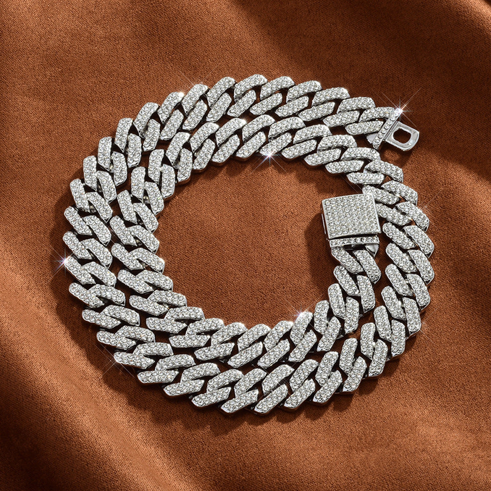 Hot Men's Steel Belt Hip Hop Roman Scale Diamond Quartz Watch - FASHIONKULTUR