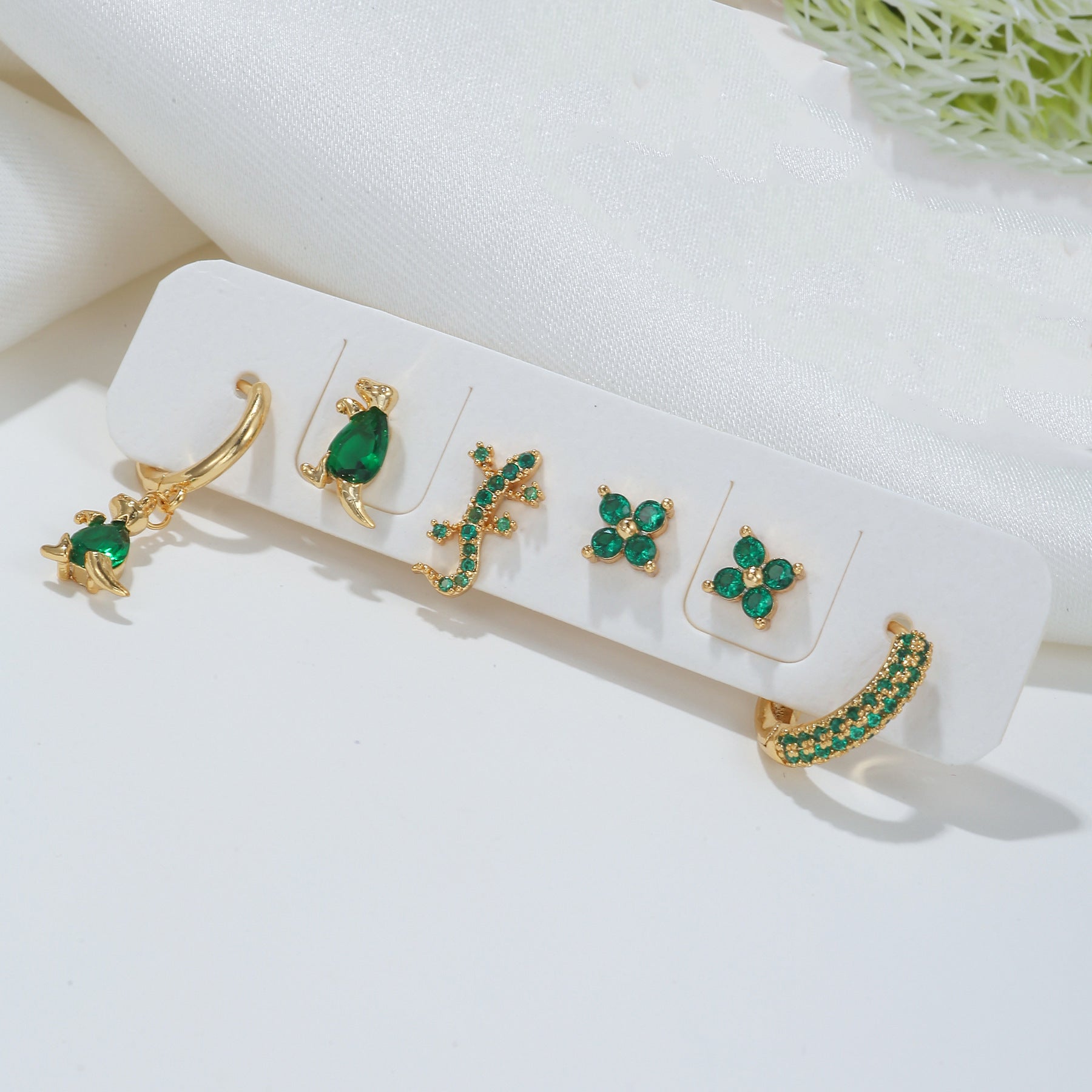 Fashion Micro Set Zircon Dinosaur Animal Jewelry - FASHIONKULTUR