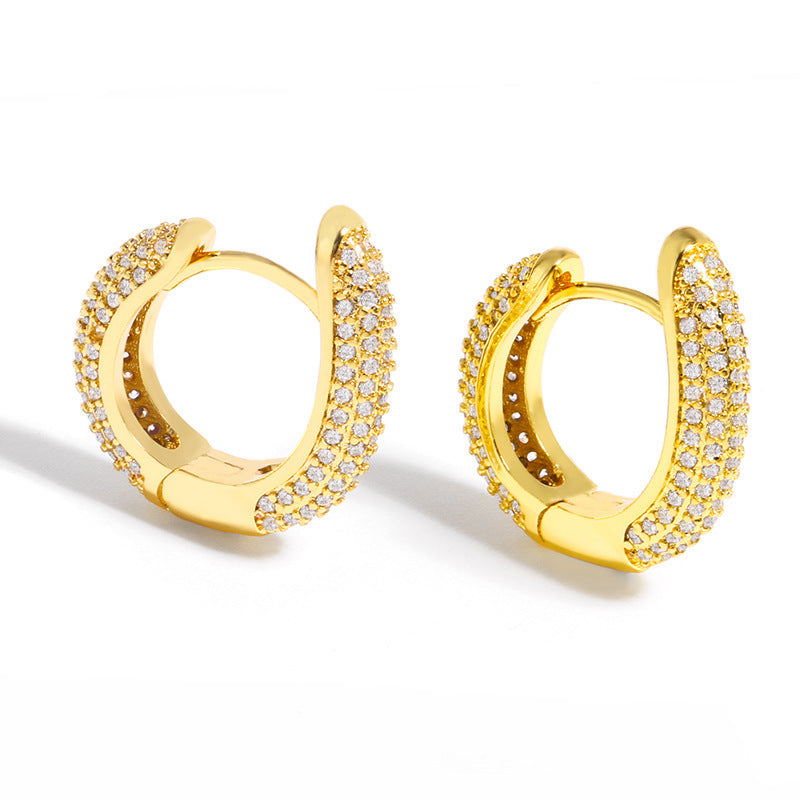 Jewelry Personalized Diamond Earrings - FASHIONKULTUR