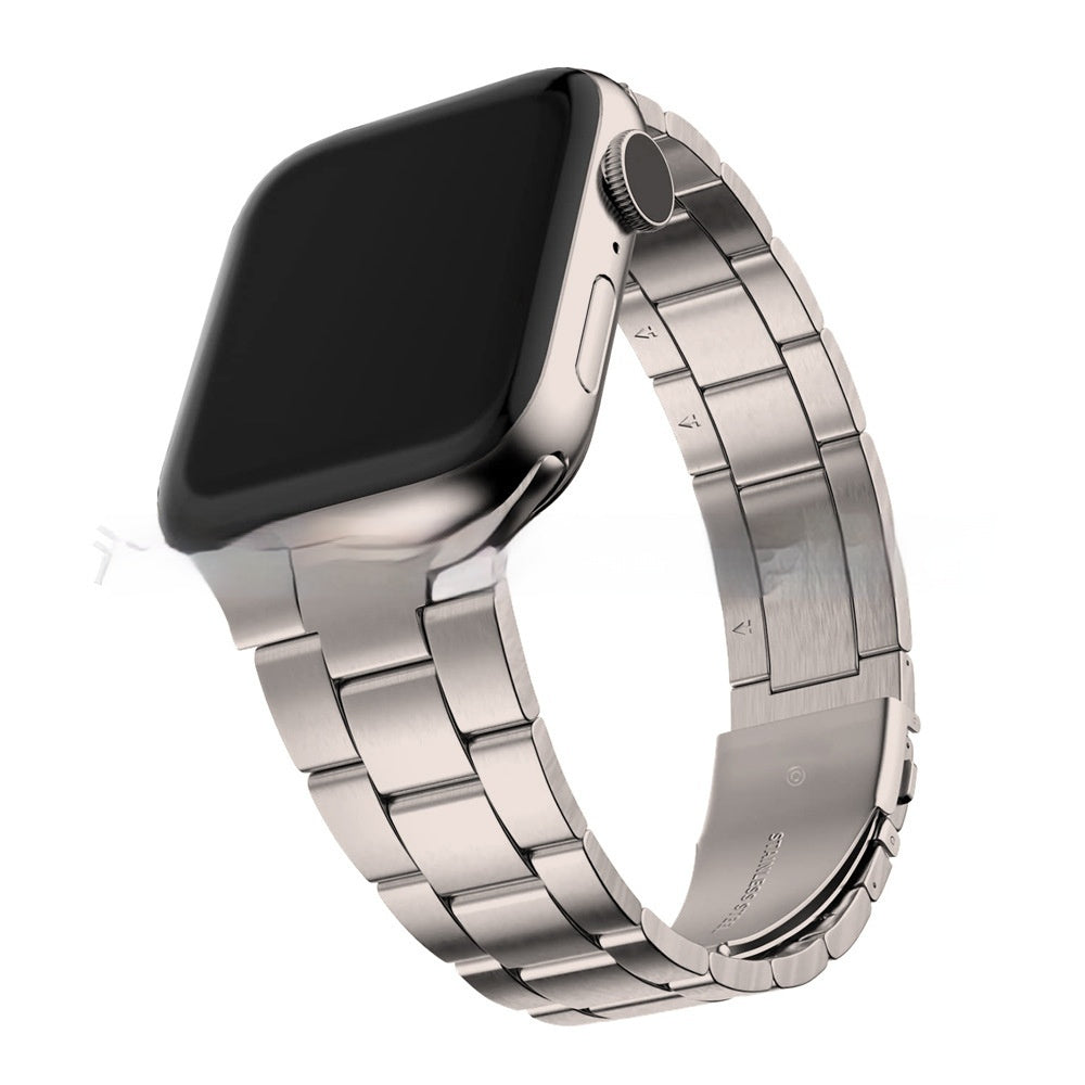 Quick Release Three Beads Small Waist Stainless Steel Watch Strap - FASHIONKULTUR