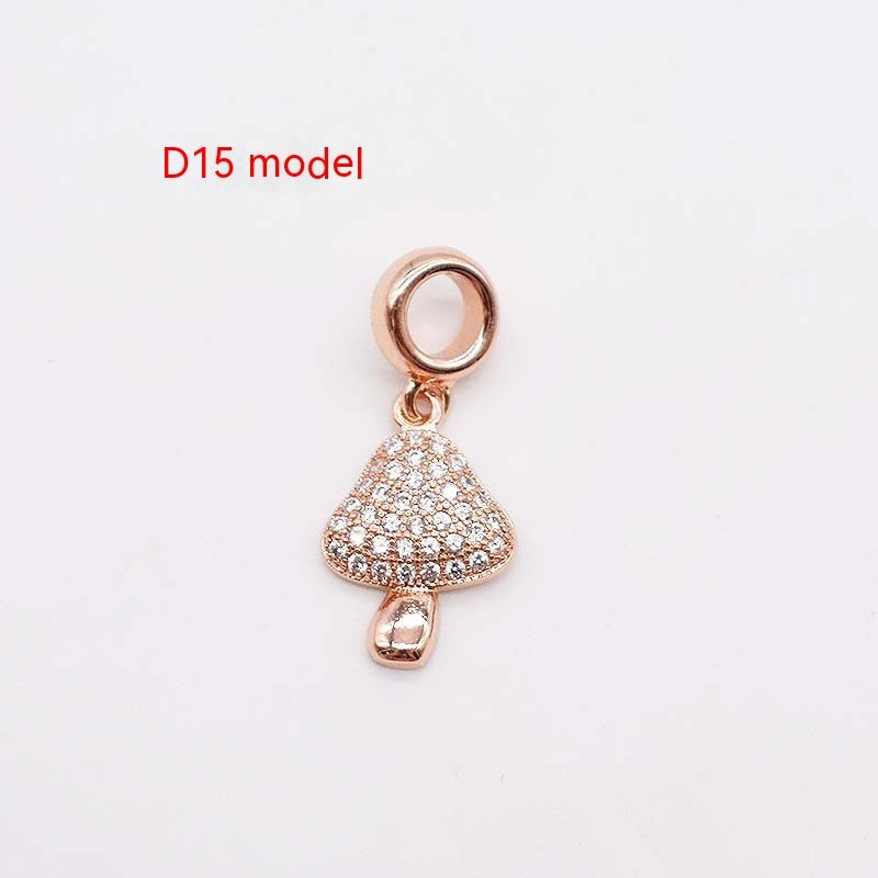 Copper Plating 14K Gold Large Hole Spacer Bead Can String Leather Rope Bracelet Pendant - FASHIONKULTUR