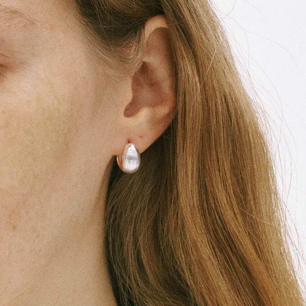 Sterling Silver Stud Earrings For Women Retro Minority Design - FASHIONKULTUR