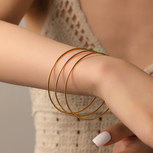 Simple Fashion Simple Bracelet Titanium Steel Bracelet For Women - FASHIONKULTUR