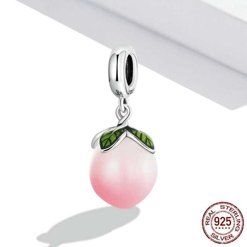 Green Leaf Beaded Green Drip Oil Simple Pendant - FASHIONKULTUR