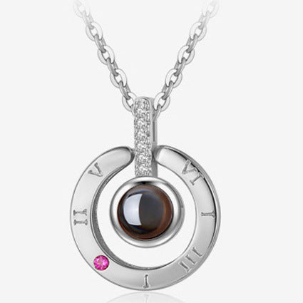 Hot Valentine's Day Gifts Metal Rose Jewelry Gift Box Necklace For Wedding Girlfriend Necklace Gifts - FASHIONKULTUR