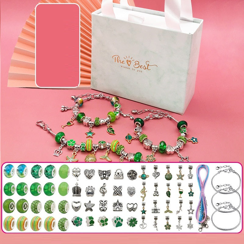 Children's Diy Handmade Beaded Bracelet Creative Jewelry Set Gift Box - FASHIONKULTUR