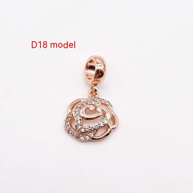 Copper Plating 14K Gold Large Hole Spacer Bead Can String Leather Rope Bracelet Pendant - FASHIONKULTUR