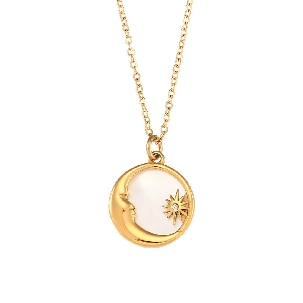 Popular Versatile Shell Moon Necklace - FASHIONKULTUR