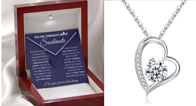 S925 Silver Heart-shaped Necklace For Women - FASHIONKULTUR