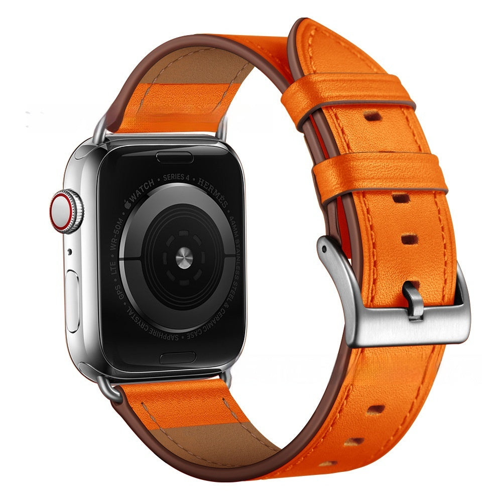 Classic Top Layer Leather Smart Watch Band - FASHIONKULTUR