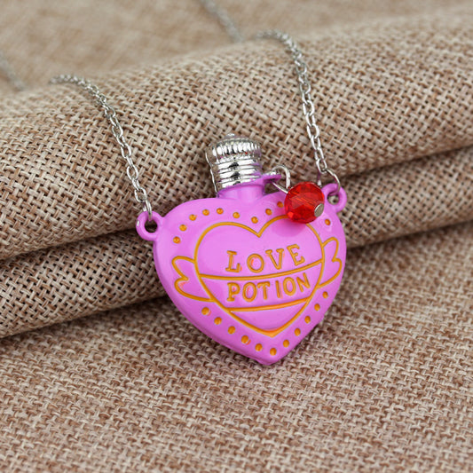 Fashion Necklace Love Poison Love Pill Bottle Pendant Valentines Day Gift - FASHIONKULTUR