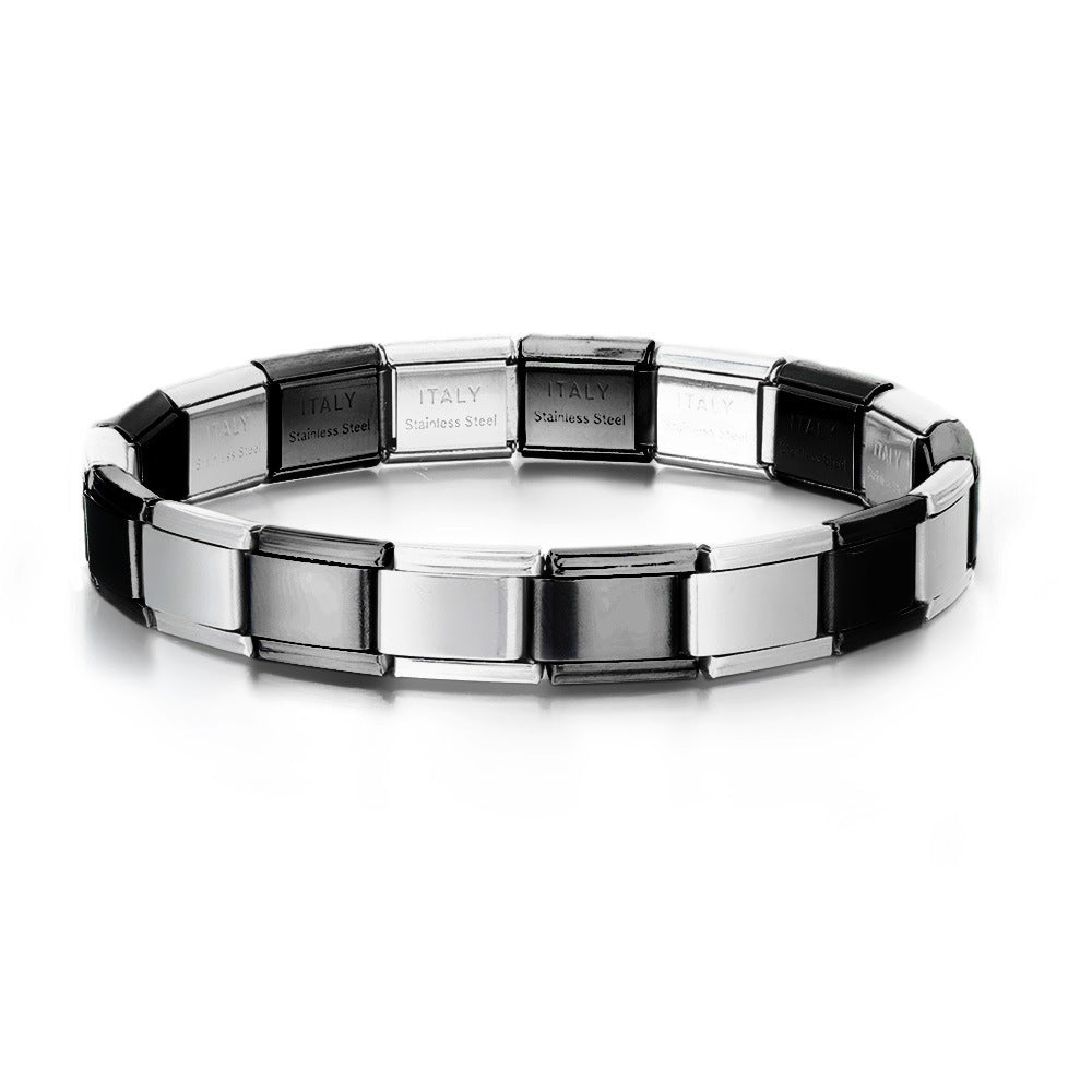 Titanium Steel Vacuum Real Gold IP Plating Watch Band Chain - FASHIONKULTUR