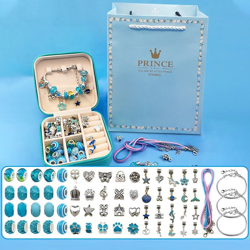 Children's Diy Handmade Beaded Bracelet Creative Jewelry Set Gift Box - FASHIONKULTUR