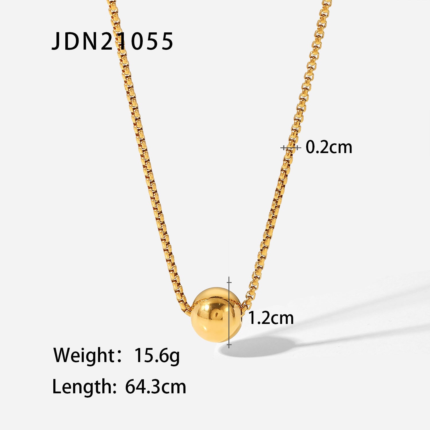 Pull-out 18K Gold Stainless Steel Necklace For Women - FASHIONKULTUR