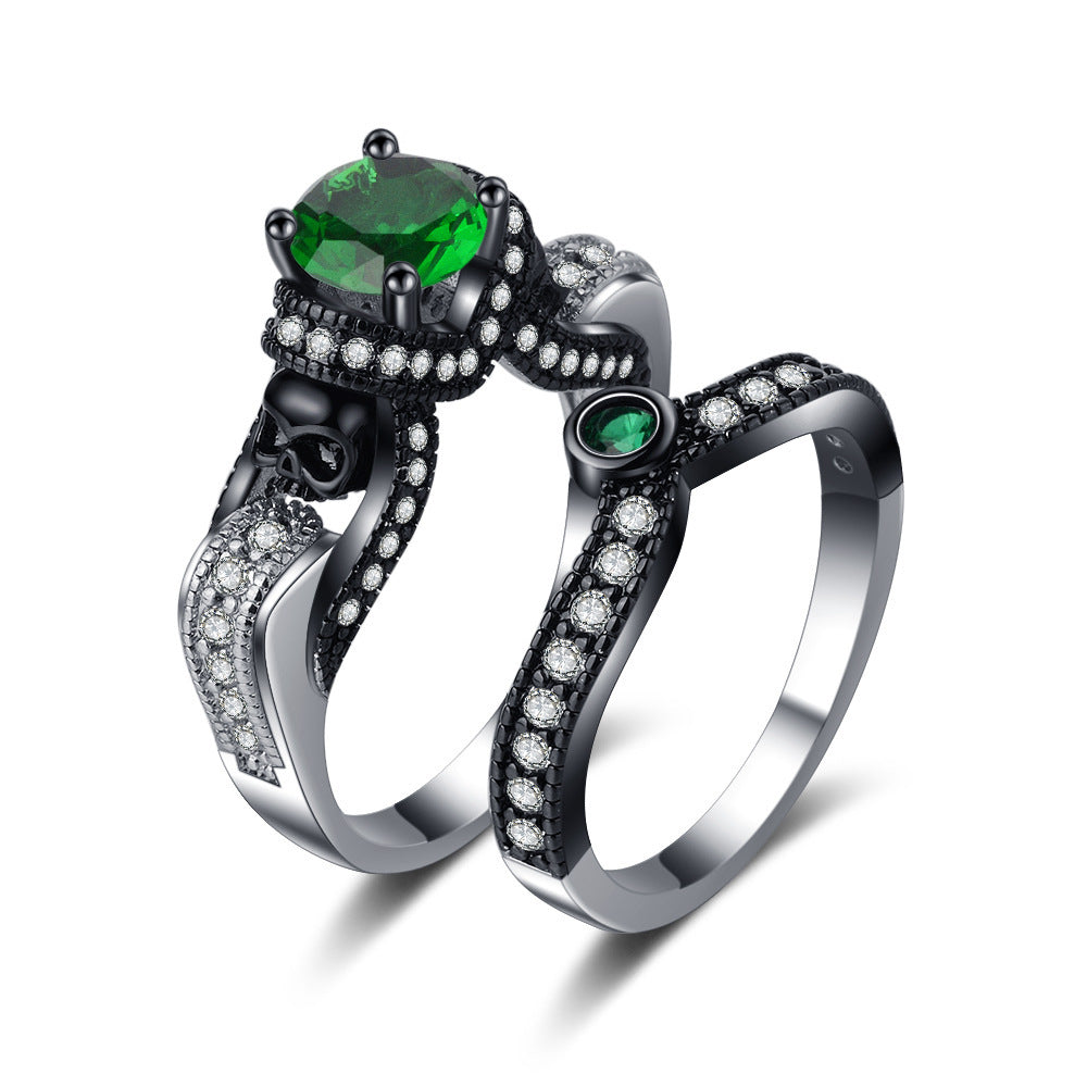 Separation Couple Rings Personalized Punk Retro Style Ring Set - FASHIONKULTUR