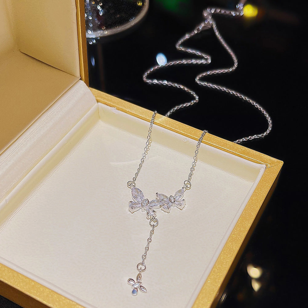 Fashion Titanium Steel Necklace Ins Advanced Sense Light Luxury Minority Design - FASHIONKULTUR