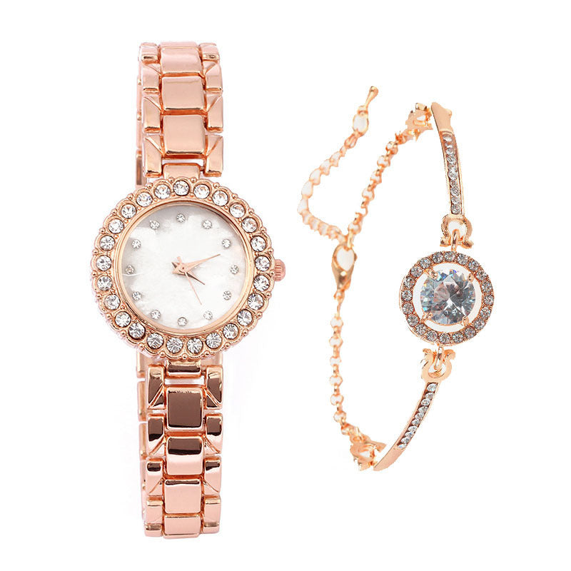 Women's Casual Diamond Quartz Bracelet Watch - FASHIONKULTUR