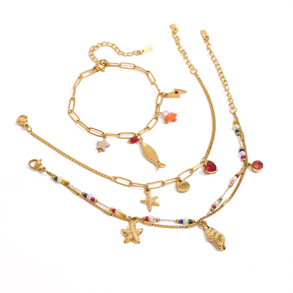 18K Gold Stainless Steel Personalized Bracelet - FASHIONKULTUR
