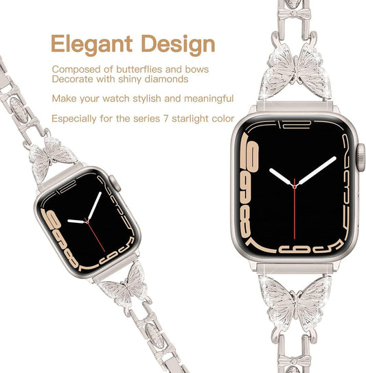 Watch Band Diamond Small Butterfly - FASHIONKULTUR