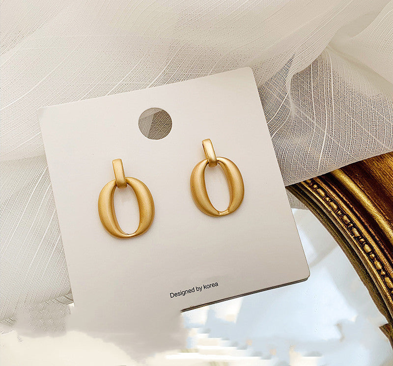 Metal high-quality earrings irregular earrings - FASHIONKULTUR