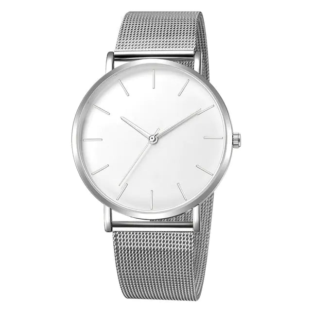 Ultra-Thin Magnetic Mesh Sport Watch - FASHIONKULTUR