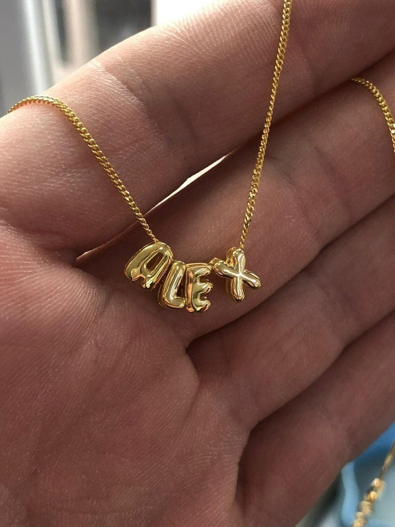 Capital English Letter Splicing Name Cute Pendant - FASHIONKULTUR