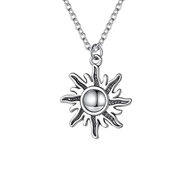 Natural Stone Amethyst Necklace Hexagon Prism Bullet Pendant Moonstone Wire Winding Pendant - FASHIONKULTUR