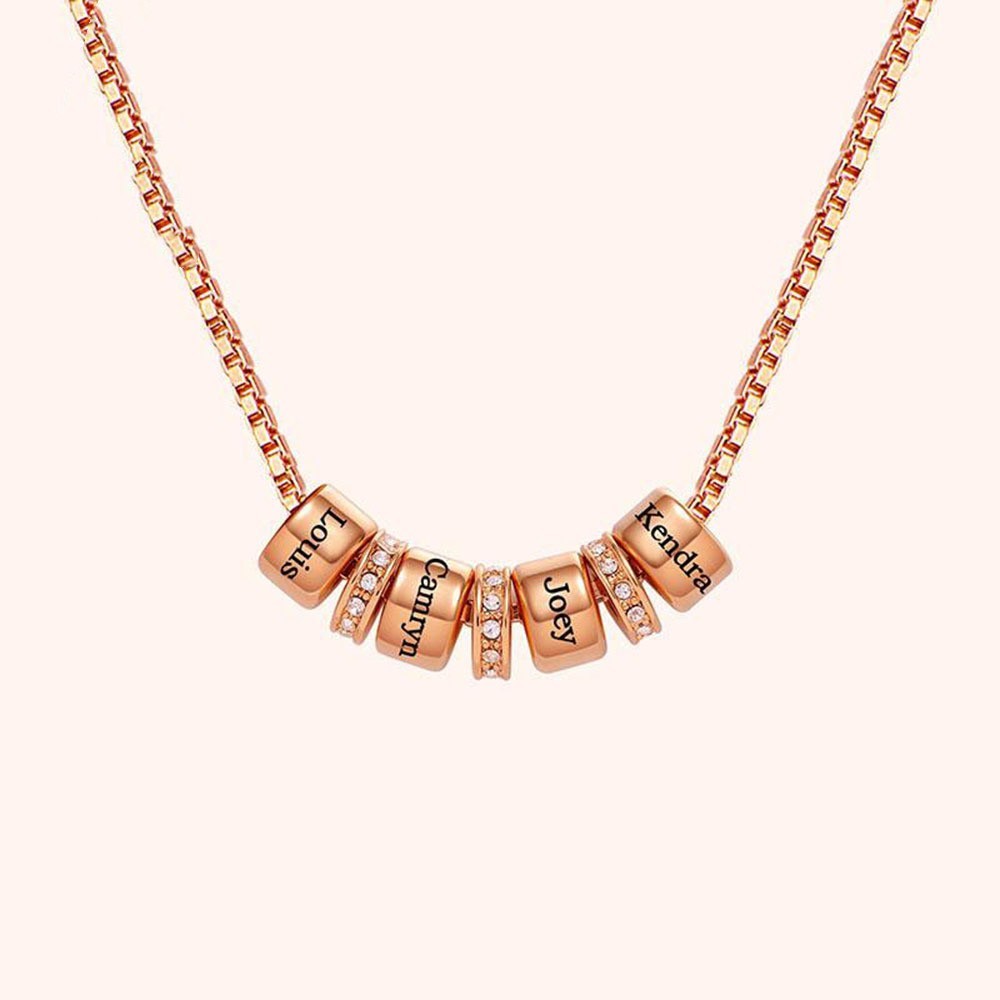 Engraved DIY Family Name Women's Necklace - FASHIONKULTUR