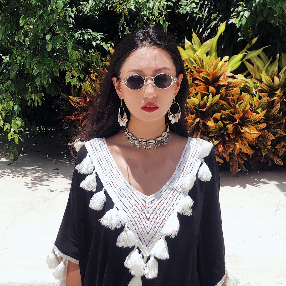 Bohemian Shell Pendant Earrings Female - FASHIONKULTUR