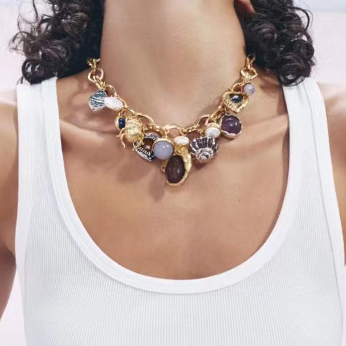 More Than Retro Fashion Trends Pendant Chain Necklace For Women - FASHIONKULTUR