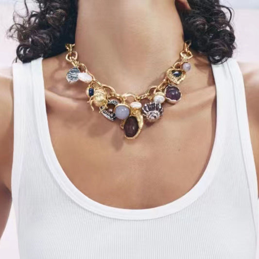 More Than Retro Fashion Trends Pendant Chain Necklace For Women - FASHIONKULTUR