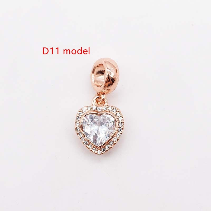 Copper Plating 14K Gold Large Hole Spacer Bead Can String Leather Rope Bracelet Pendant - FASHIONKULTUR
