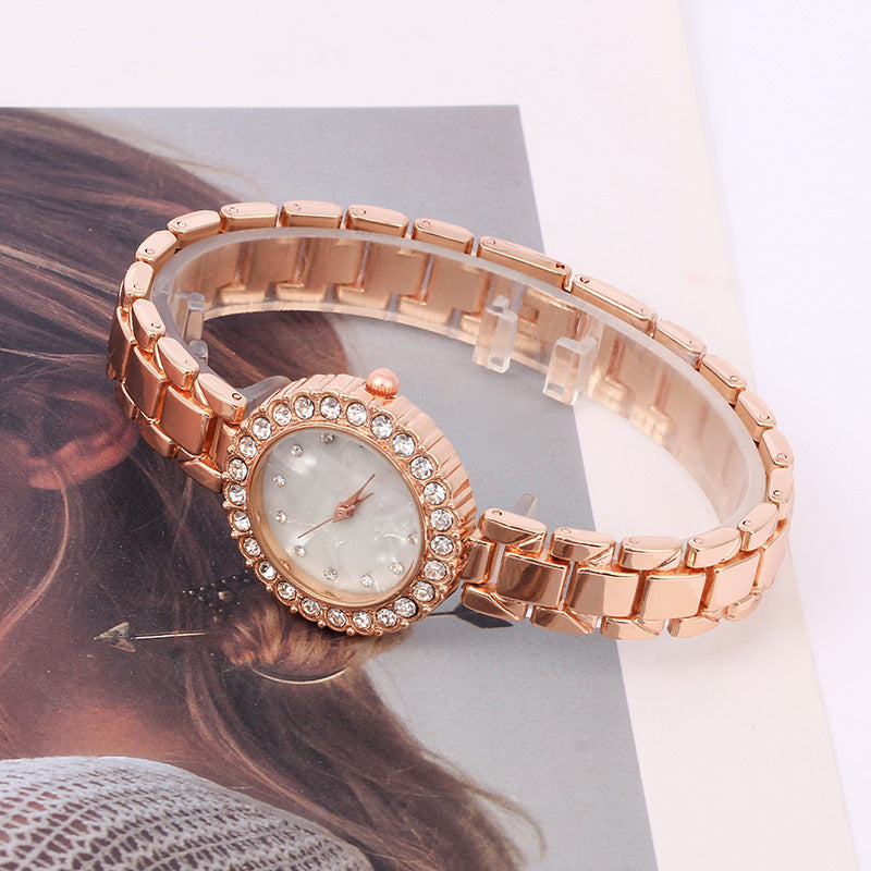 Women's Casual Diamond Quartz Bracelet Watch - FASHIONKULTUR