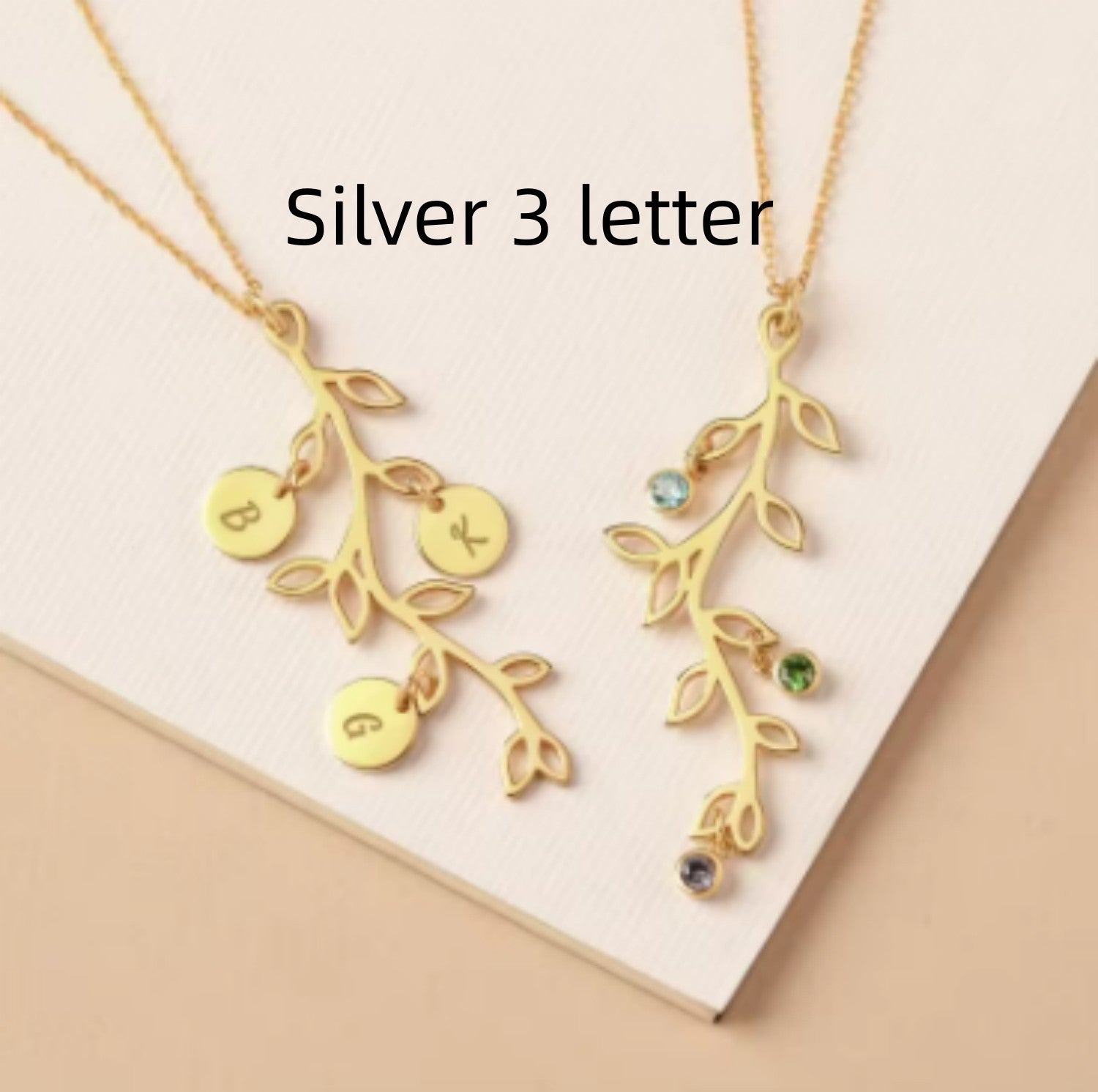 Stainless Steel Necklace Birthstone Personality - FASHIONKULTUR