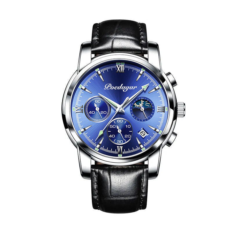 Multifunctional Men's Watch Luminous Waterproof Quartz Wrist Watch - FASHIONKULTUR
