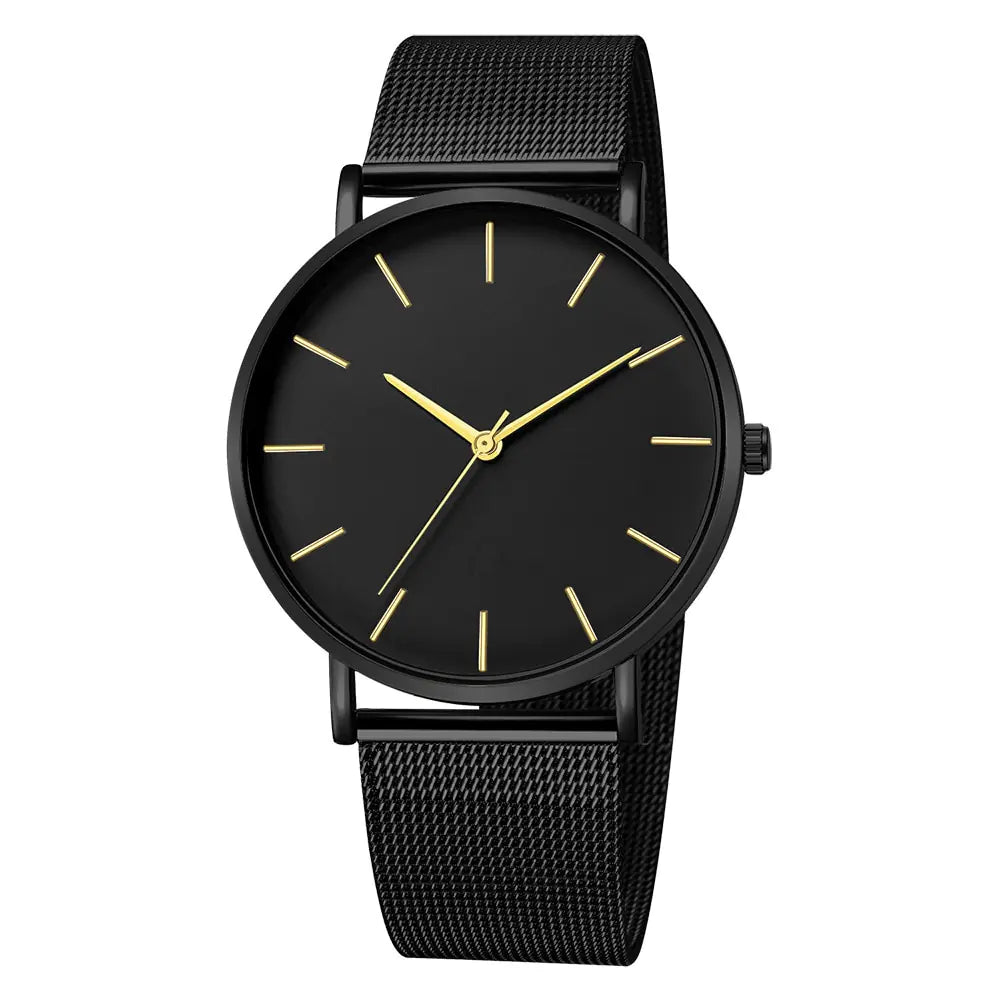 Ultra-Thin Magnetic Mesh Sport Watch - FASHIONKULTUR