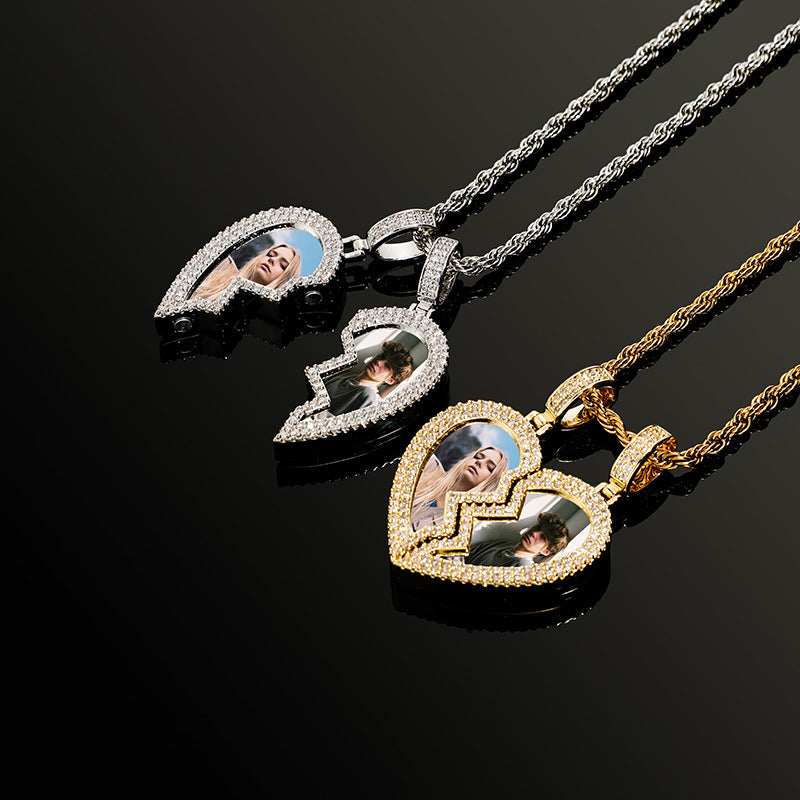 Fashion Personality Heart-shaped Multi-part Necklace - FASHIONKULTUR