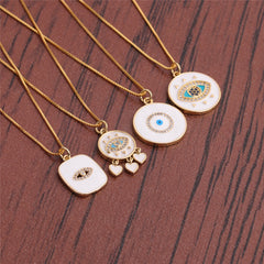 Women's Simple Copper Micro-Set Zircon Necklace