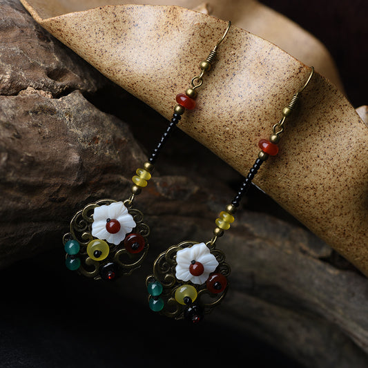 Retro Earrings literary Earrings - FASHIONKULTUR
