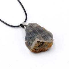 Natural Stone Rough Stone Pendant Crystal Agate Multicolor Irregular Strawberry Quartz Amethyst - FASHIONKULTUR