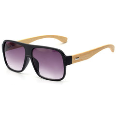 Wooden square sunglasses - FASHIONKULTUR