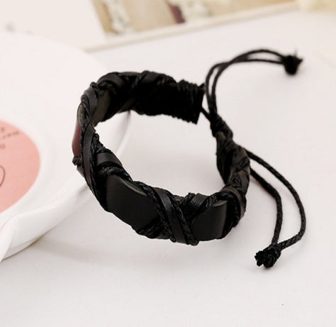 Asgard Crafted Leather Nordic Arm Bracelet - FASHIONKULTUR