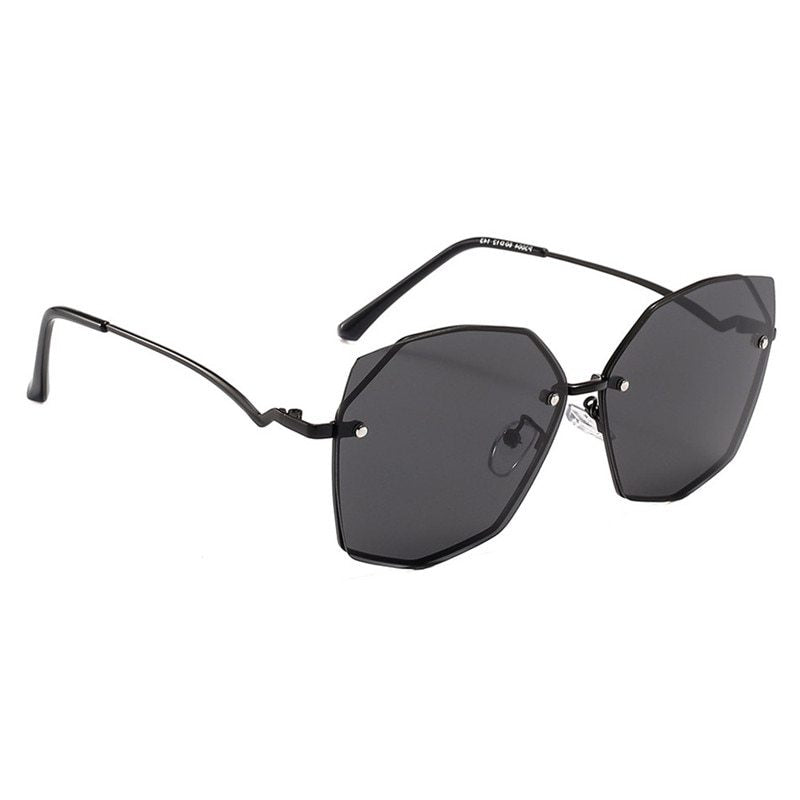 Sunglasses lady personality polygon sunglasses - FASHIONKULTUR