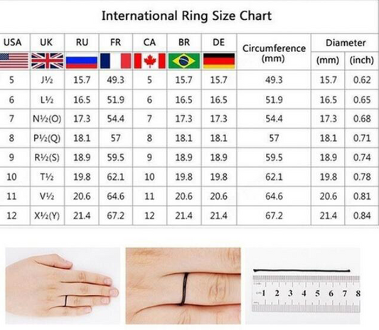 Elegant Female Zircon Stone Ring Finger Rings For Women Promise Love Valentine's Day Gifts - FASHIONKULTUR